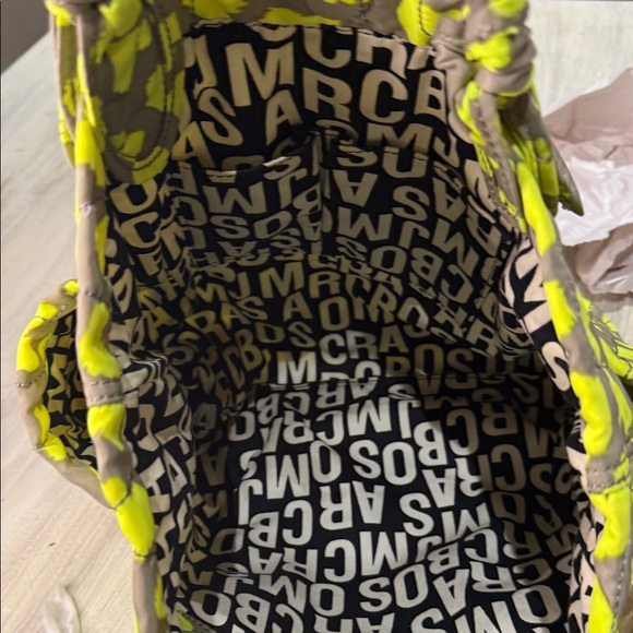 Marc By Marc Jacobs Bright Yellow and Tan Tote Bag - Picture 8 of 8